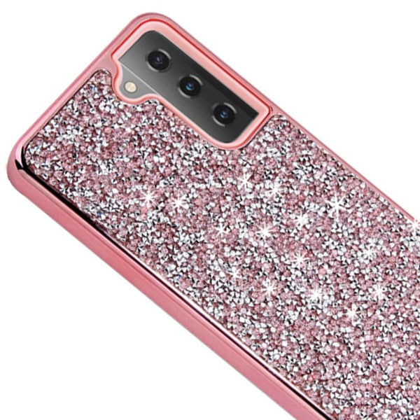 Hybrid Bling Case Pink Samsung S23 Plus