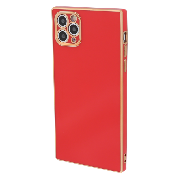 Free Air Box Square Skin Red Case Iphone 15 Plus