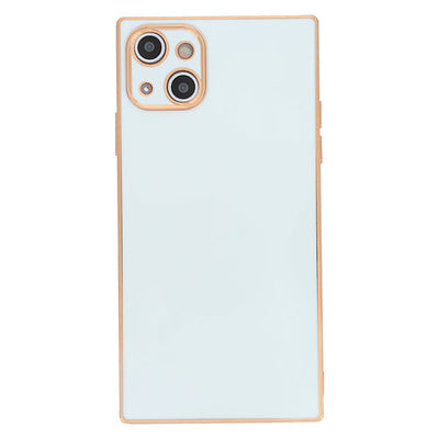 Free Air Box Square Skin White Case Iphone 15