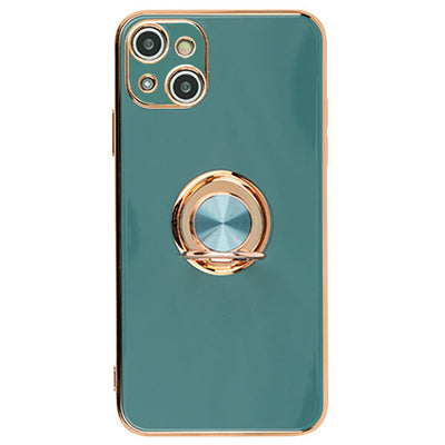 Free Air Ring Dark Green Chrome Case Iphone 15