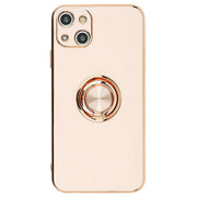 Free Air Ring Light Pink Chrome Case Iphone 15 Plus