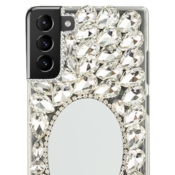 Handmade Mirror Silver Case Samsung S23