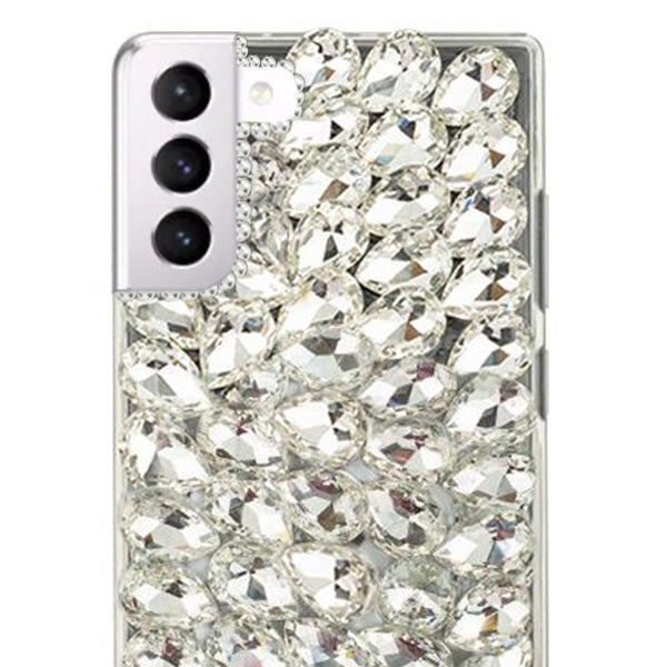 Handmade Silver Bling Case Samsung S23