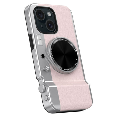 Bluetooth Working Camera Case IPhone 14 Plus Pink