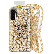 Handmade Gold Cheetah Bling Bottle Samsung S23