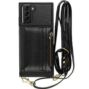 Crossbody Card Case Wallet Black Samsung S24