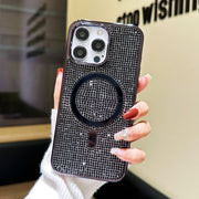 Black Bling Rhinestone Magsafe Case Iphone 14 Plus