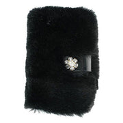 Fur Black Wallet Detachable Samsung S23