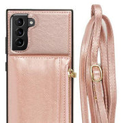 Crossbody Pouch Rose Gold Case Samsung S24