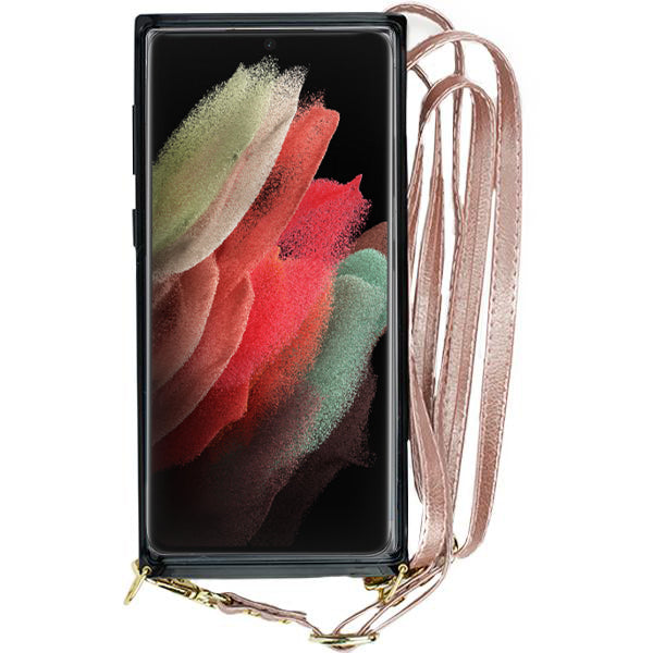 Crossbody Pouch Rose Gold Case Samsung S24 Ultra