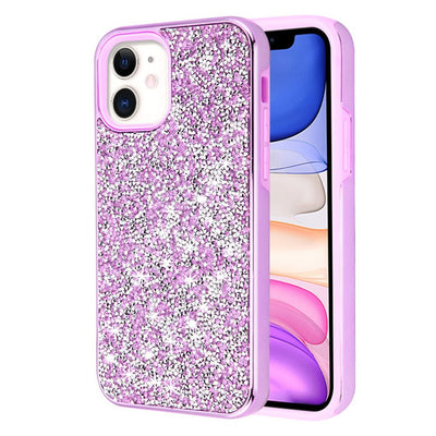 Hybrid Bling Purple Case Iphone 11 - Bling Cases.com