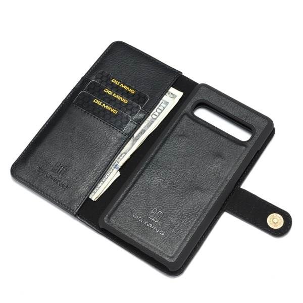 Detachable Ming Wallet Black Samsung S10 Plus - Bling Cases.com