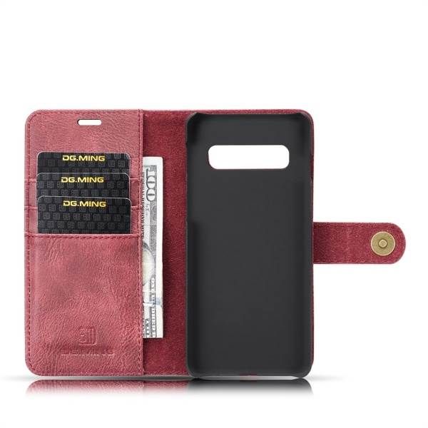 Detachable Ming Wallet Burgandy Samsung S10 Plus - Bling Cases.com