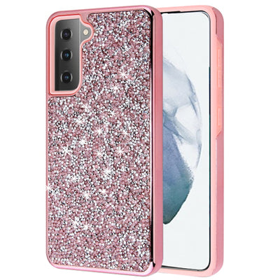Hybrid Bling Case Pink Samsung S21 Plus