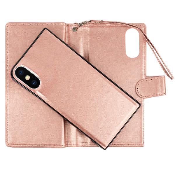 Detachable Wallet Rose Gold Iphone XS MAX