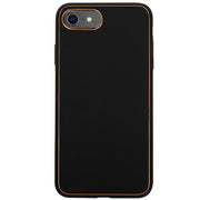 Leather Style Black Gold Case Iphone 7/8 SE 2020