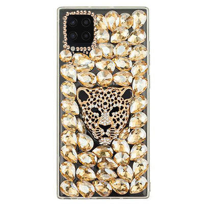 Handmade Cheetah Gold Bling Case Samsung A42 5G