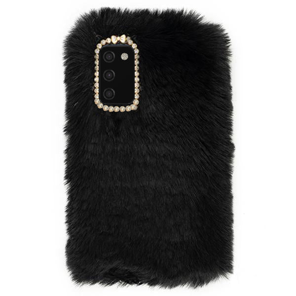 Fur Case Black Samsung A0S2