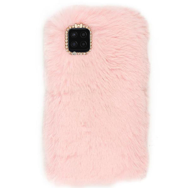 Fur Case Light Pink Samsung A42 5G