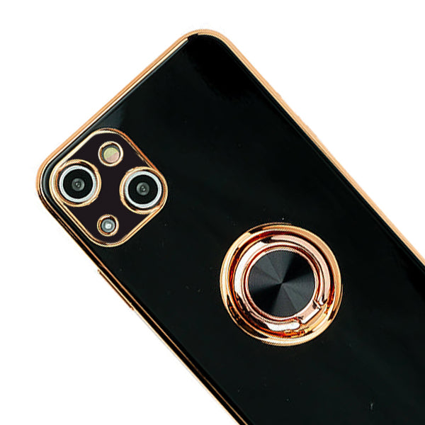 Free Air Ring Black Chrome Case Iphone 13