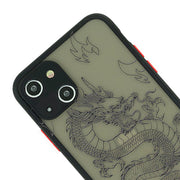 Dragon Clear Black Case Iphone 13