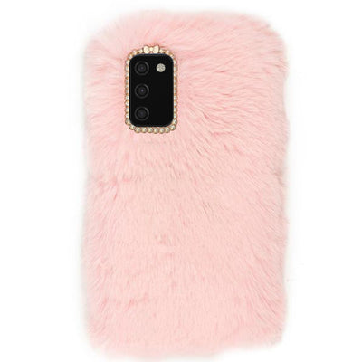 Fur Case Light Pink Samsung A0S2