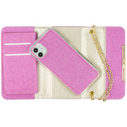 Glitter Detachable Purse Hot Pink Iphone 11