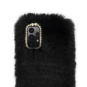 Fur Case Black Samsung A32 5G