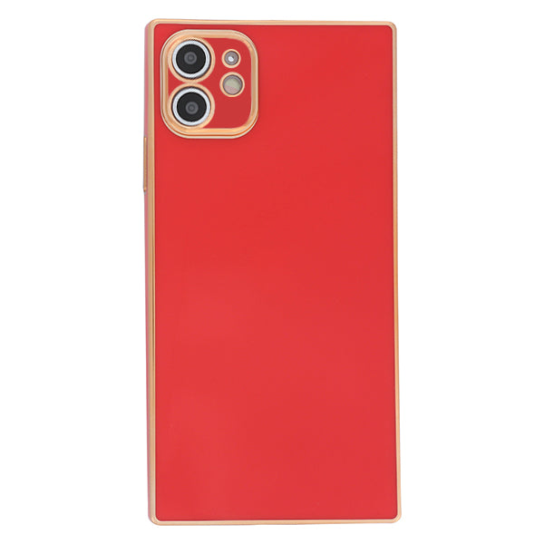 Free Air Box Square Skin Red Case Iphone 11