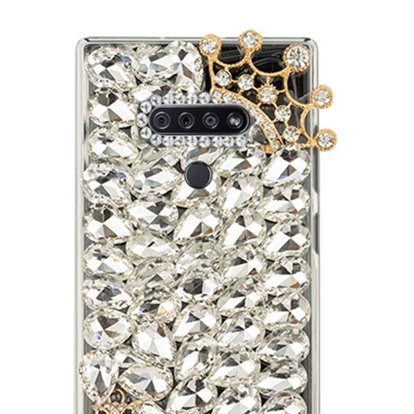 Handmade Bling Fox Silver Case Samsung K51