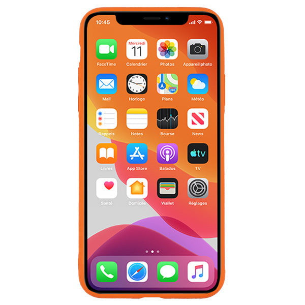 Leather Style Orange Gold Case Iphone 12 Pro Max