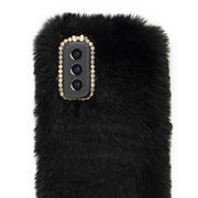 Fur Case Black Samsung S21 FE
