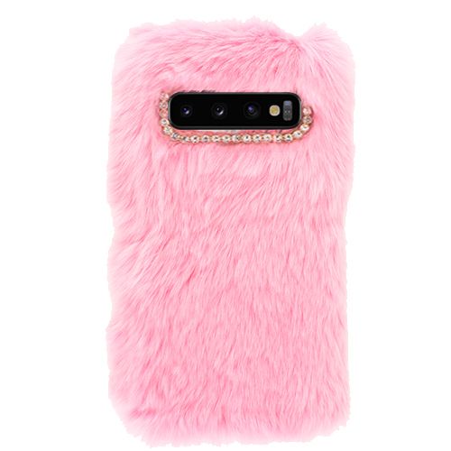 Fur Case Light Pink Samsung S10