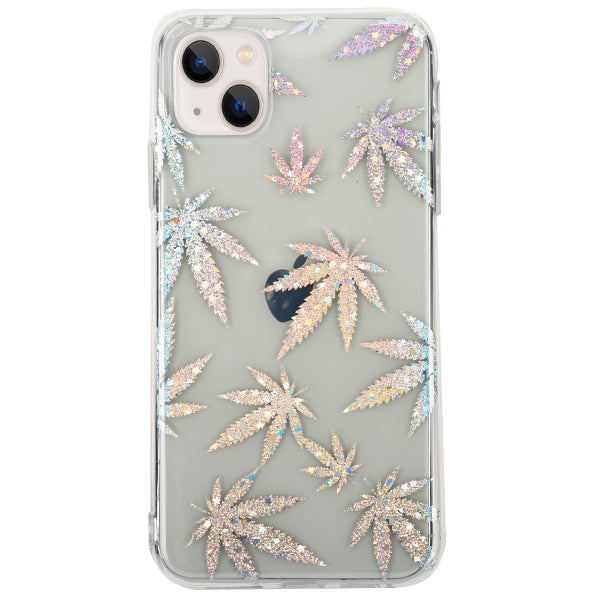 Weed Leaf Silver Case IPhone 13 Mini