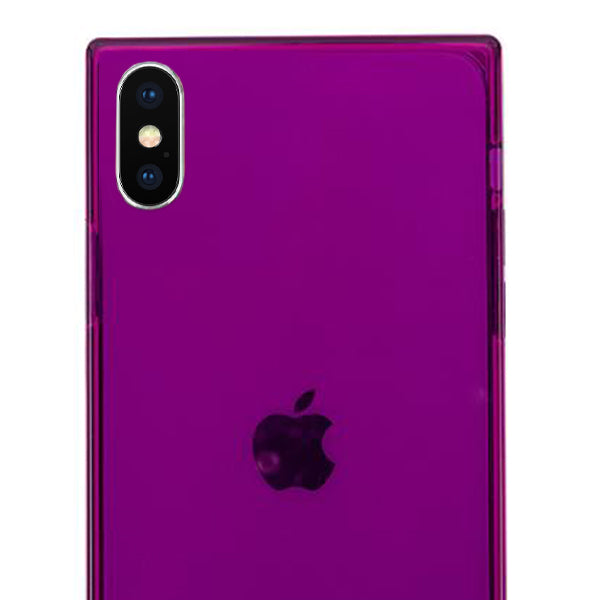 Square Box Purple Skin Iphone XS MAX