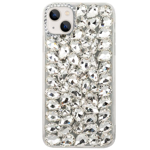Handmade Bling Silver Case IPhone 14 Plus