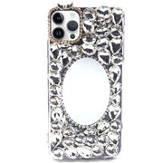 Handmade Bling Mirror Silver Case IPhone 14 Pro