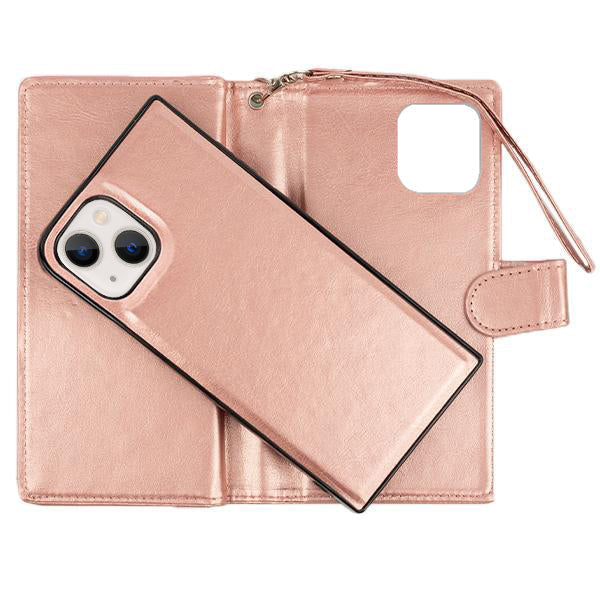 Detachable Wallet Rose Gold Iphone 13 Mini