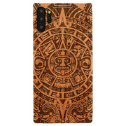 Mayan Calendar Aztec Wood Case Samsung Note 10 Plus