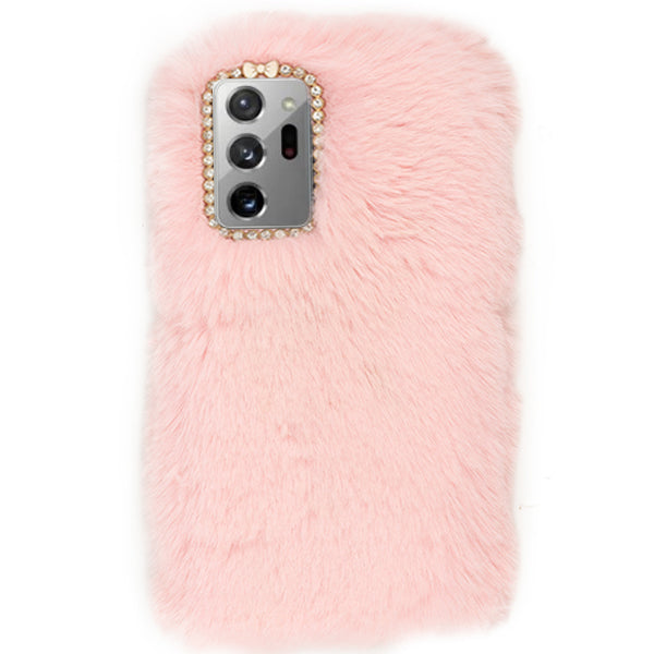 Fur Light Pink Case Samsung Note 20 Ultra