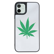 Weed Leaf Mirror Case Iphone 11