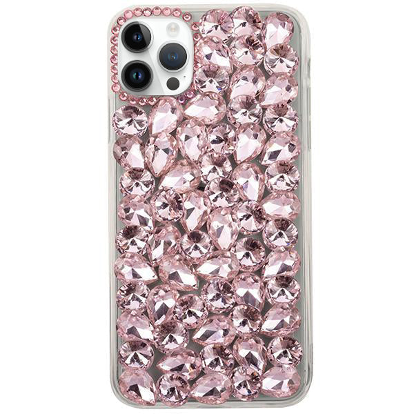 Handmade Bling Pink Case IPhone 14 Pro Max