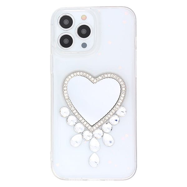 Bling Heart Mirror Clear Case Iphone 11 Pro Max