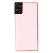 Leather Style Light Pink Gold Case Samsung S21 Ultra