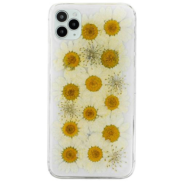 Real Flowers White Case Iphone 13 Pro Max