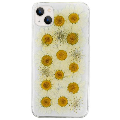Real Flowers White Case Iphone 13 Mini