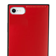 Square Hard Box Red Case Iphone 7/8 SE 2020