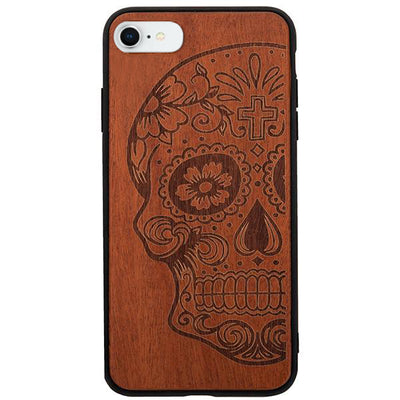 Skull Real Wood Iphone 7/8 SE 2020