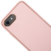 Leather Style Light Pink Gold Case Iphone 7/8 SE 2020