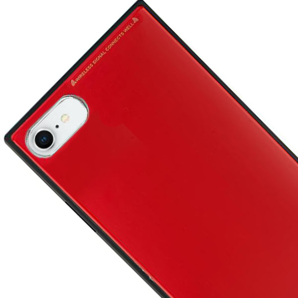 Square Hard Box Red Case Iphone 7/8 SE 2020